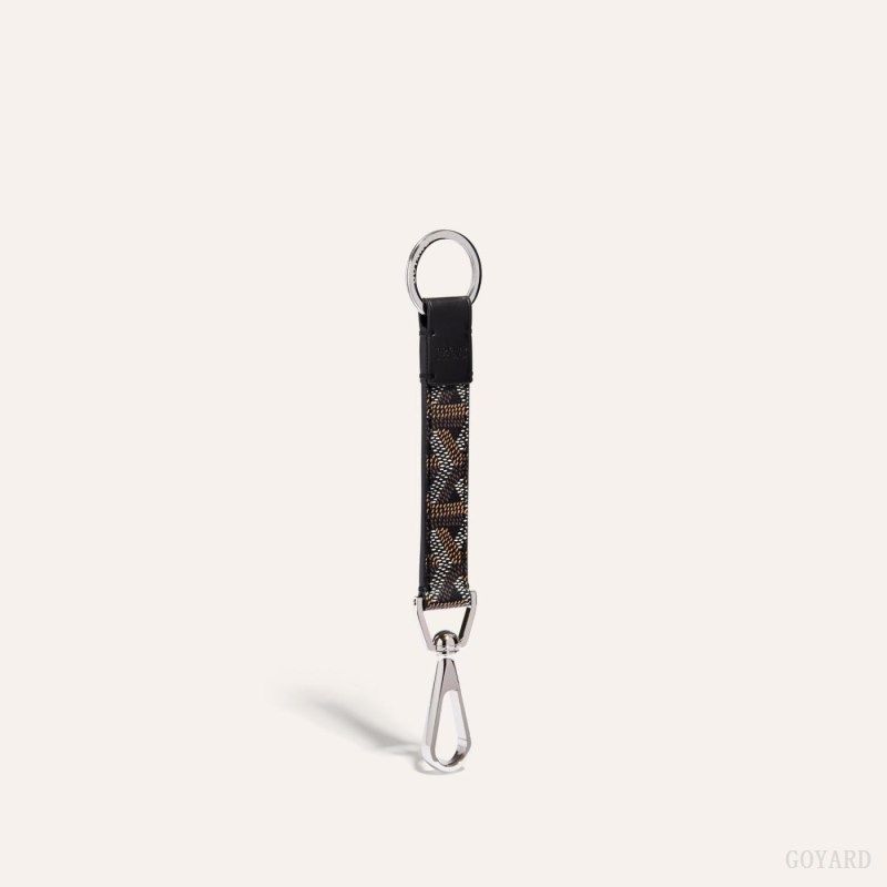 Black Goyard MOUSQUETON KEY RING | FTCX4689