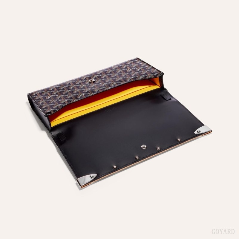 Black Goyard Monte-Carlo PM Clutch | NMNW5816