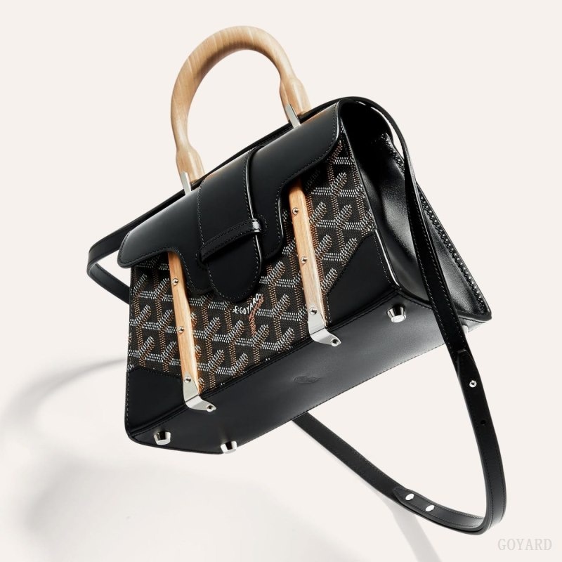 Black Goyard SAÏGON STRUCTURE MINI BAG | ISAA8396