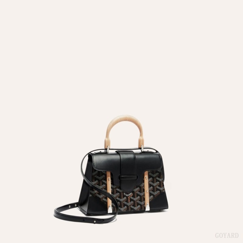 Black Goyard SAÏGON STRUCTURE MINI BAG | ISAA8396