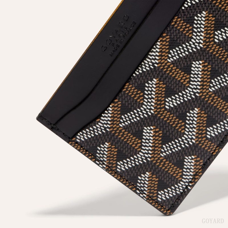 Black Goyard SAINT-SULPICE CARD WALLET | OAJB3775