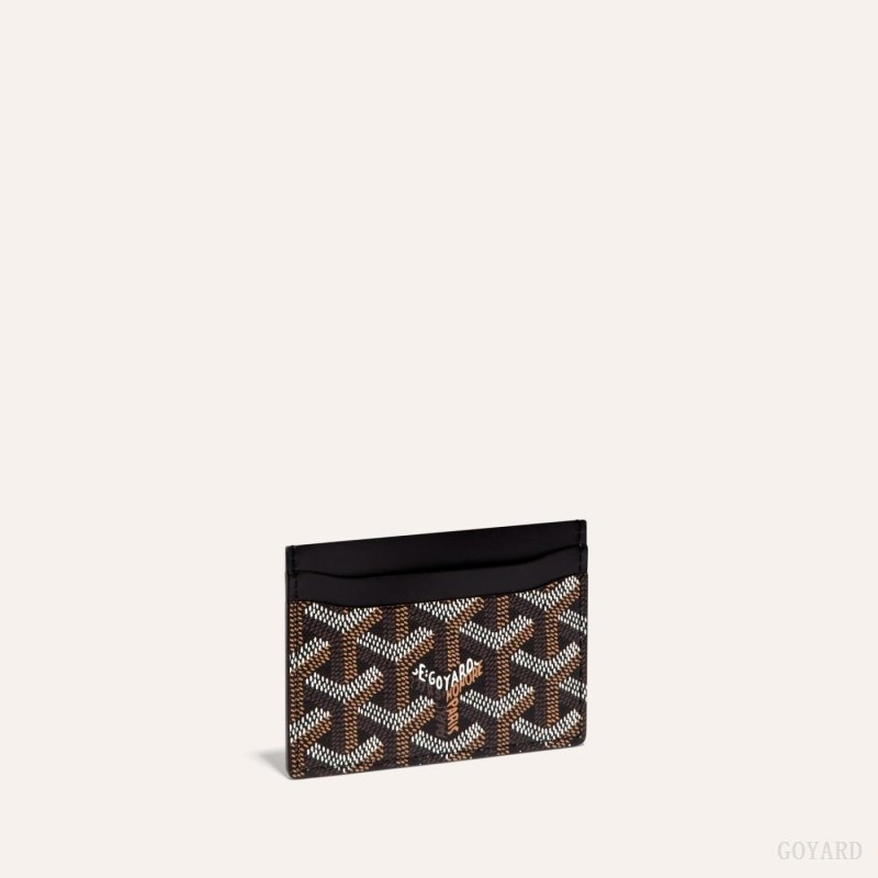 Black Goyard SAINT-SULPICE CARD WALLET | OAJB3775