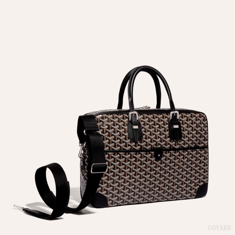 Black Goyard SANGLE MM STRAP | QHKW6828