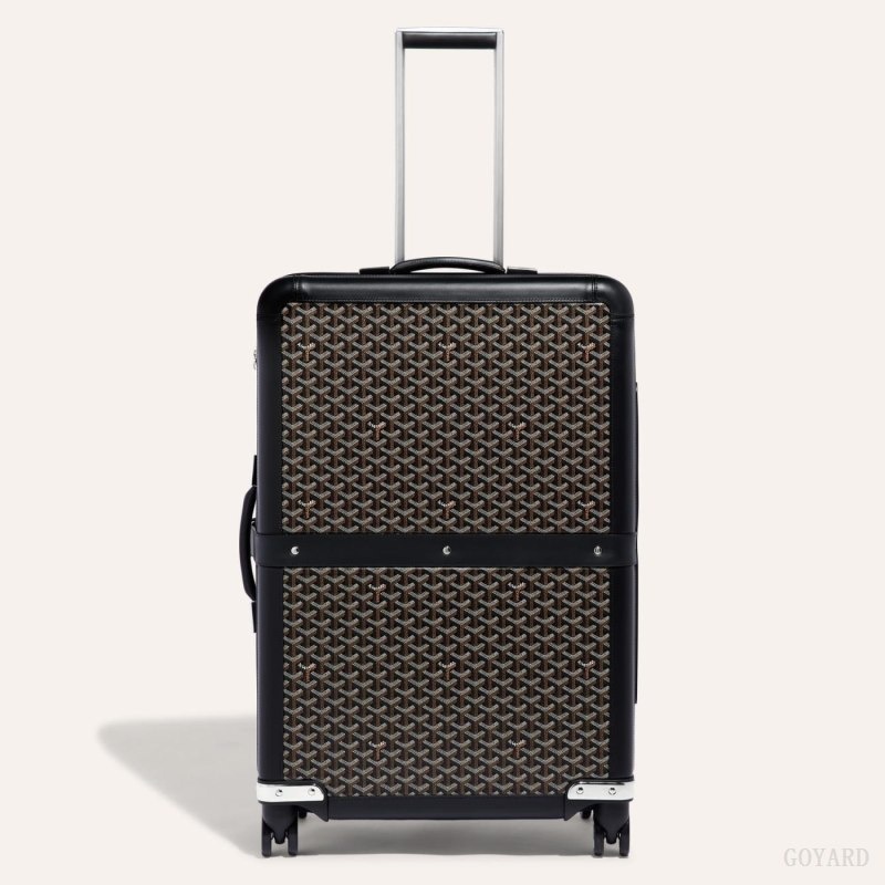 Black Goyard SATOLAS GM ROLLING SUITCASE | SABU5598