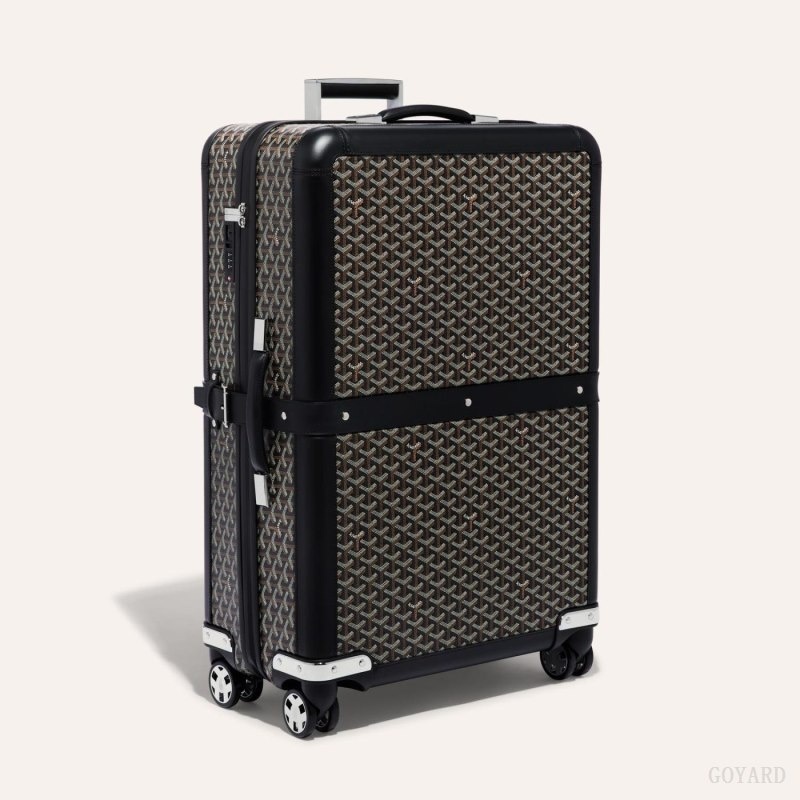 Black Goyard SATOLAS GM ROLLING SUITCASE | SABU5598