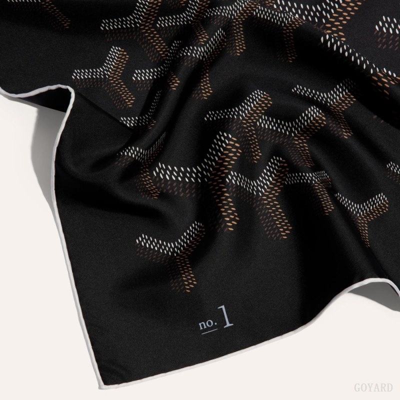 Black Goyard SCARF N°1 | TJUH8163