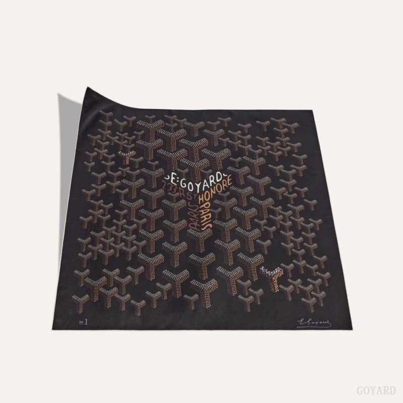 Black Goyard SCARF N°1 | TJUH8163