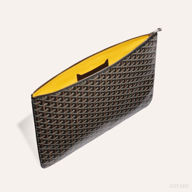 Black Goyard SENAT GM DOCUMENT CASE | BJOI3440