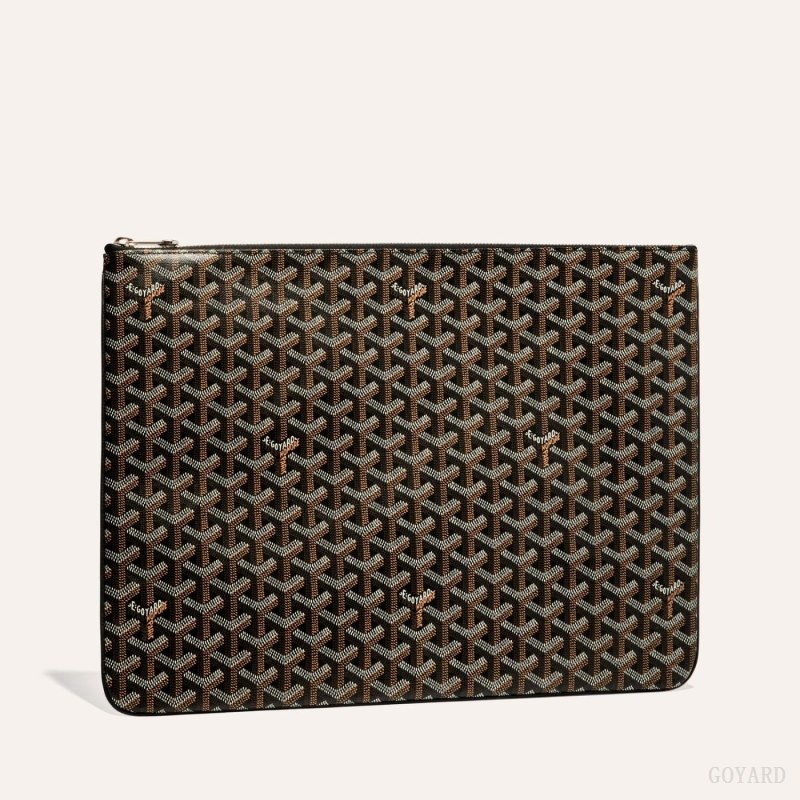 Black Goyard SENAT GM DOCUMENT CASE | BJOI3440