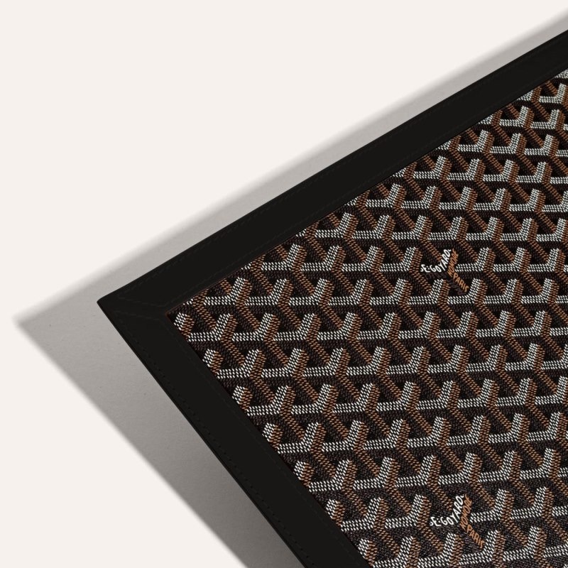 Black Goyard SOUS-MAIN DESK PAD | SYFL9986