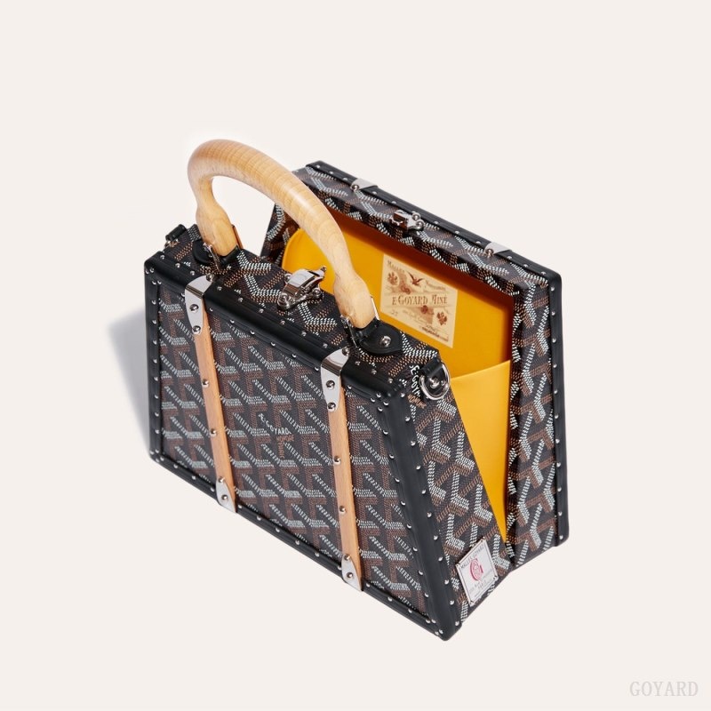 Black Goyard Saïgon Mini Trunk Bag | OOEJ1966