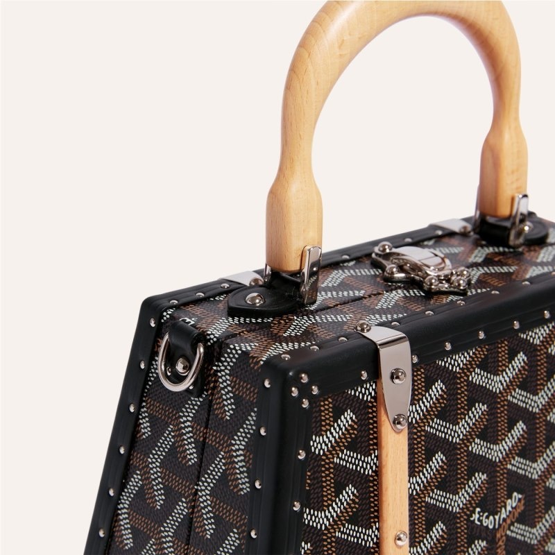 Black Goyard Saïgon Mini Trunk Bag | OOEJ1966