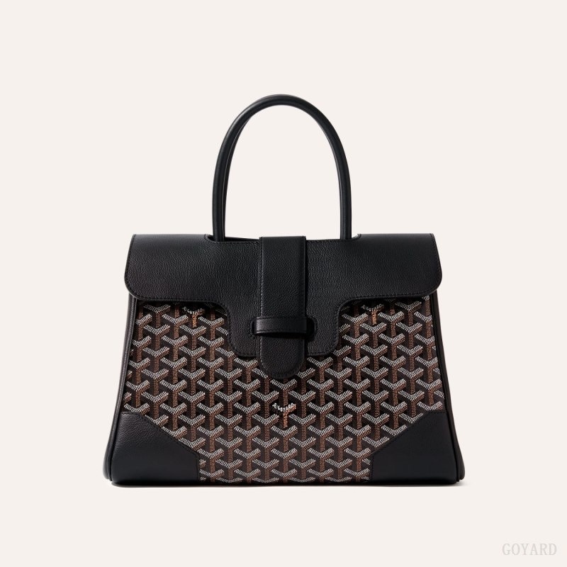 Black Goyard Saïgon tote bag | OWSG7524