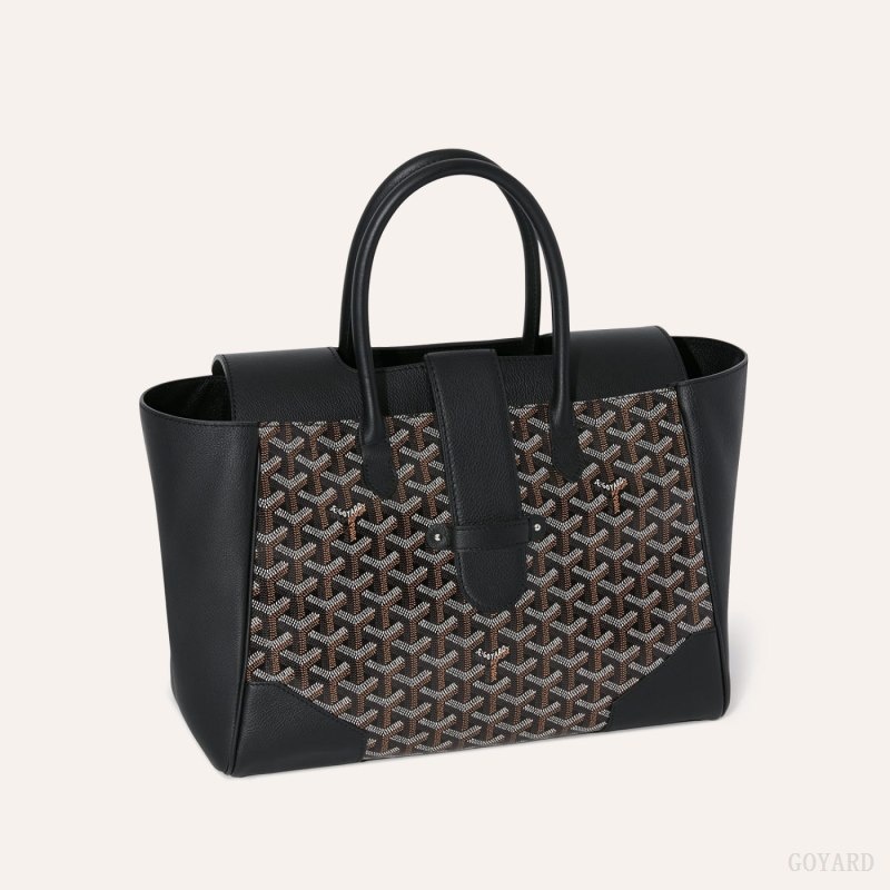 Black Goyard Saïgon tote bag | OWSG7524