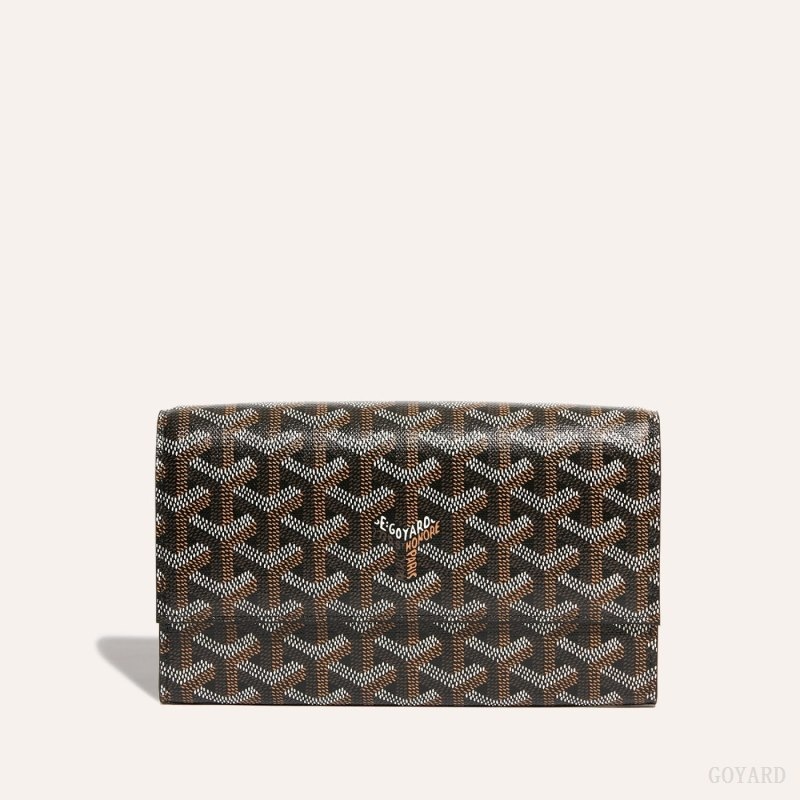 Black Goyard Varenne Continental Wallet | MOME3547