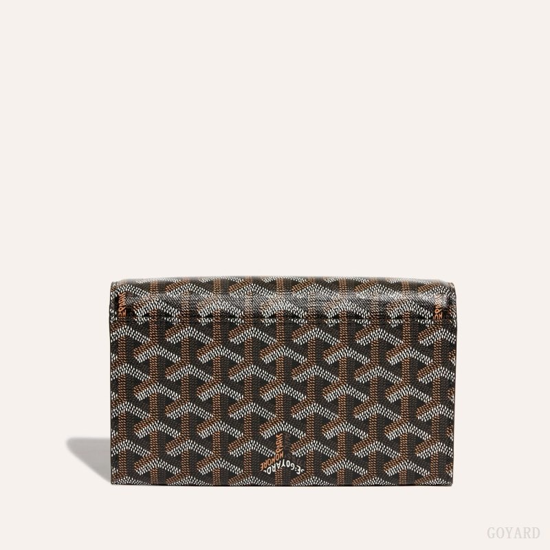 Black Goyard Varenne Continental Wallet | MOME3547