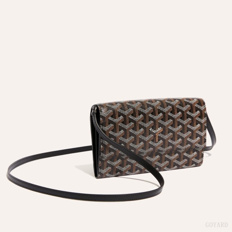 Black Goyard Varenne Continental Wallet | MOME3547