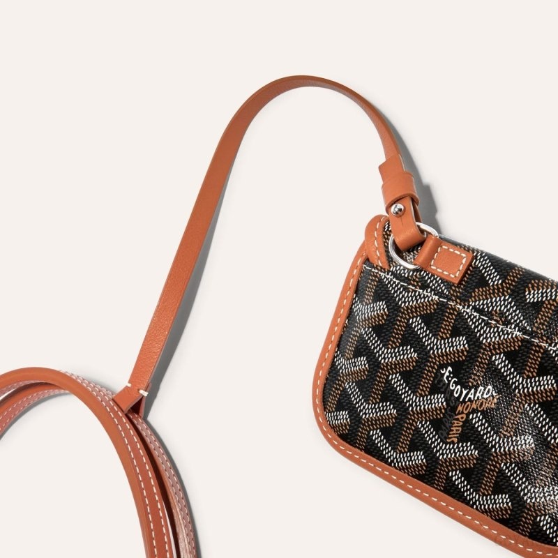 Black / Brown Goyard ANJOU MINI BAG | TSVQ8517