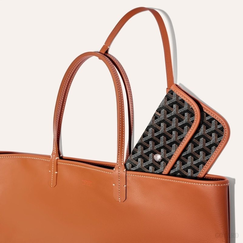 Black / Brown Goyard ANJOU PM BAG | YWLG4829