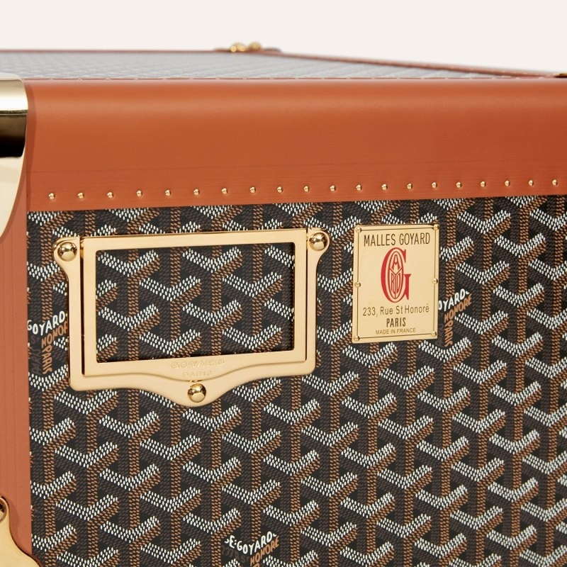 Black / Brown Goyard ARMOIRE TRUNK | BWFU1374