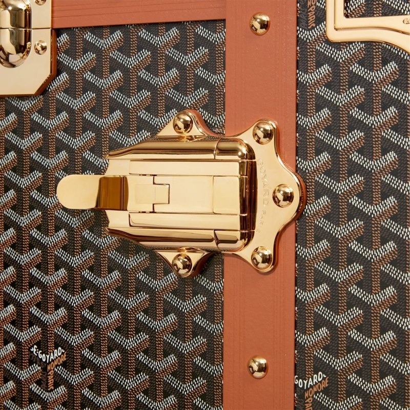 Black / Brown Goyard ARMOIRE TRUNK | BWFU1374