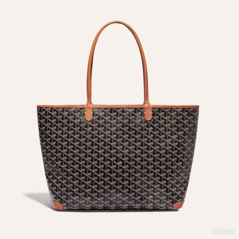 Black / Brown Goyard ARTOIS MM BAG | HRUG2479