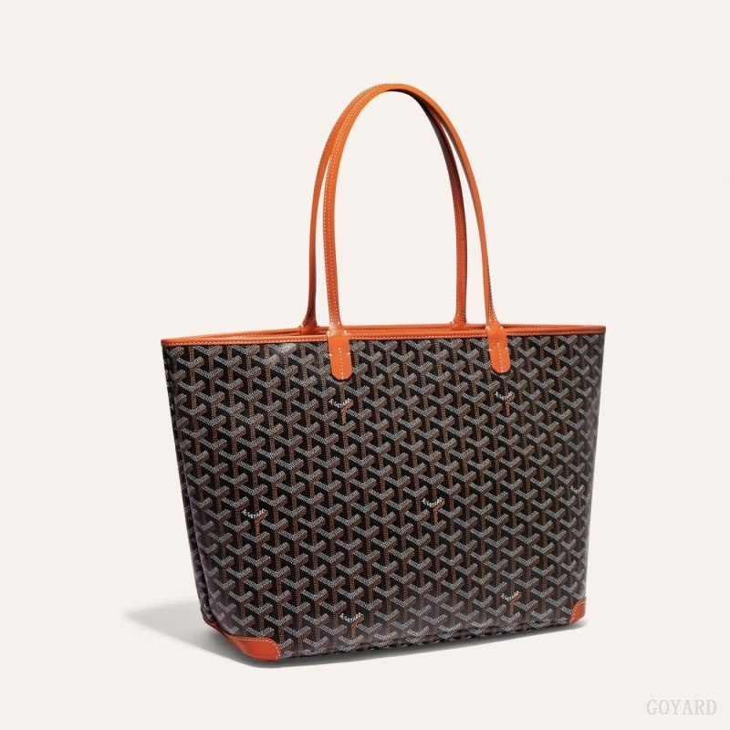 Black / Brown Goyard ARTOIS MM BAG | HRUG2479