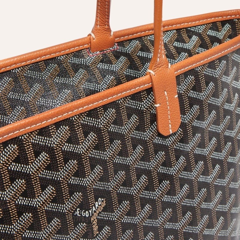 Black / Brown Goyard ARTOIS PM BAG | OJWF9946