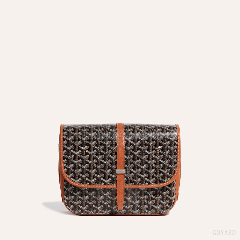 Black / Brown Goyard Belvedere MM Bag | SJTR3751