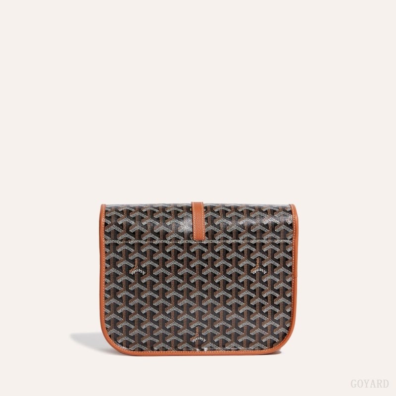 Black / Brown Goyard Belvedere MM Bag | SJTR3751