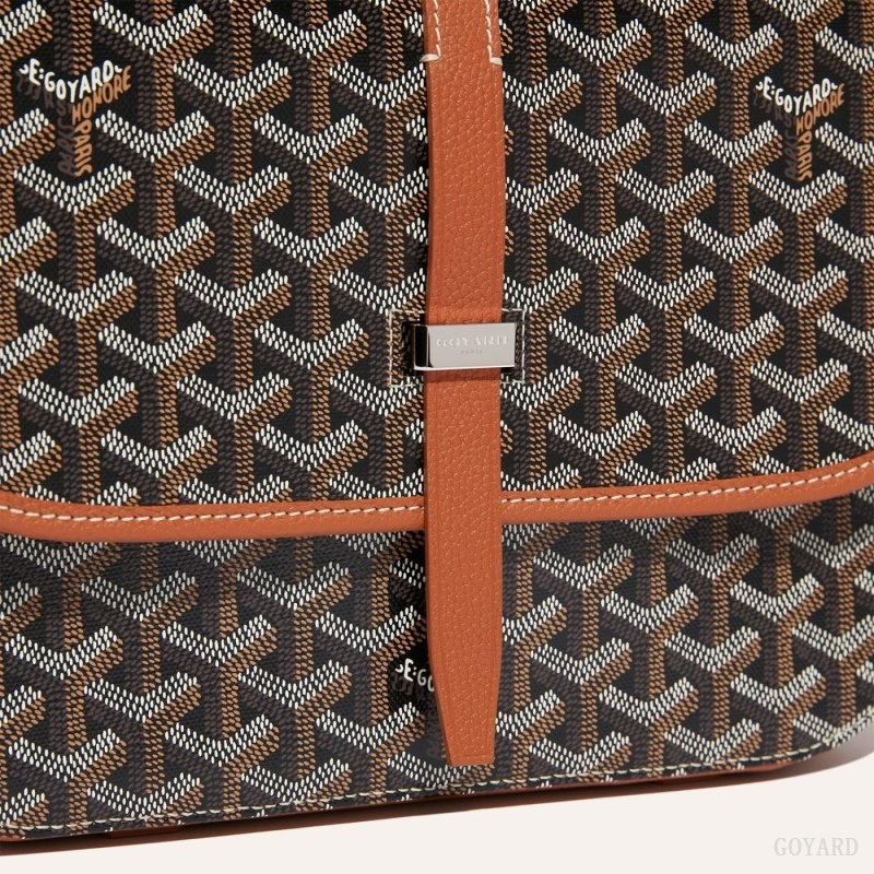 Black / Brown Goyard Belvedere MM Bag | SJTR3751