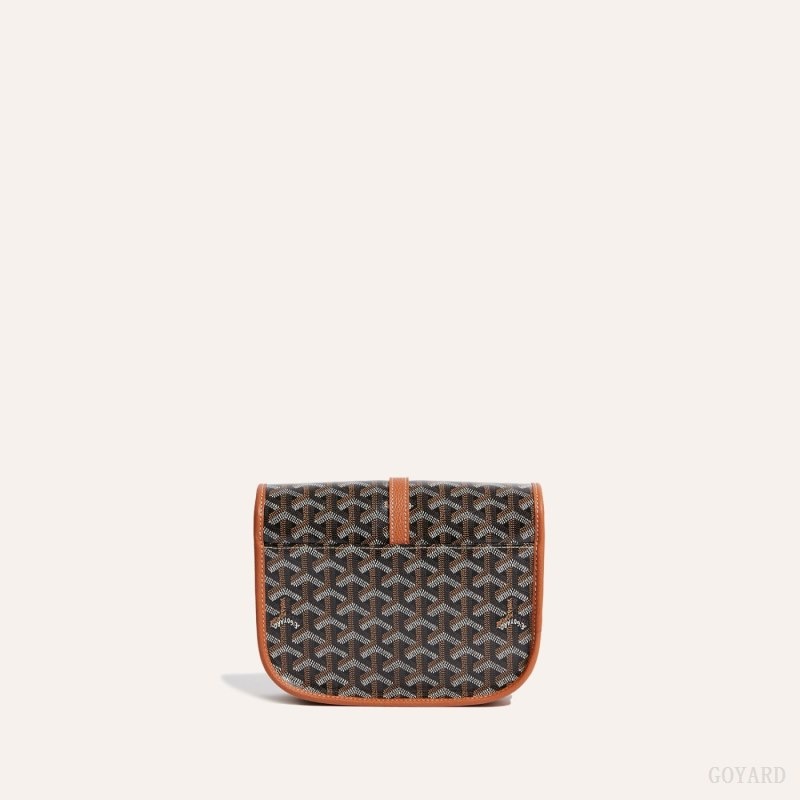 Black / Brown Goyard Belvedere PM Bag | VQIA8001