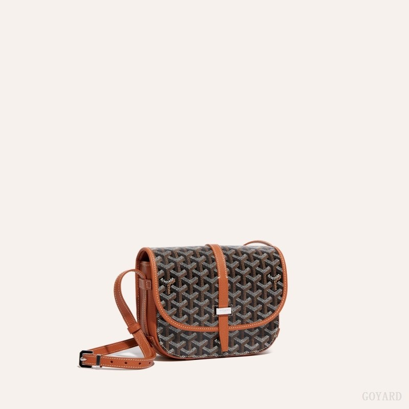 Black / Brown Goyard Belvedere PM Bag | VQIA8001