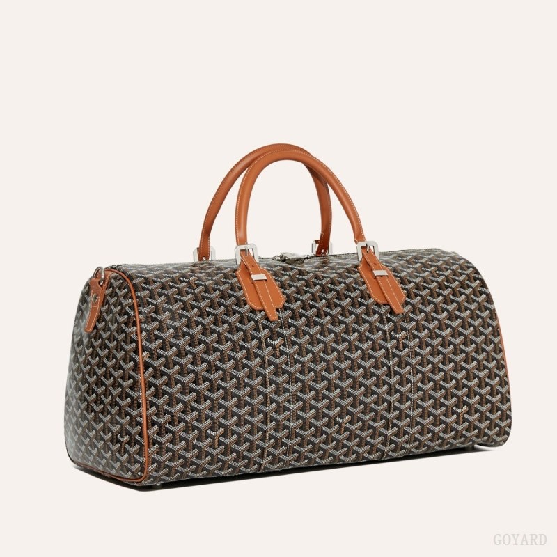 Black / Brown Goyard Boston 50 bag | VQMI6739