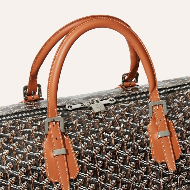 Black / Brown Goyard Boston 50 bag | VQMI6739