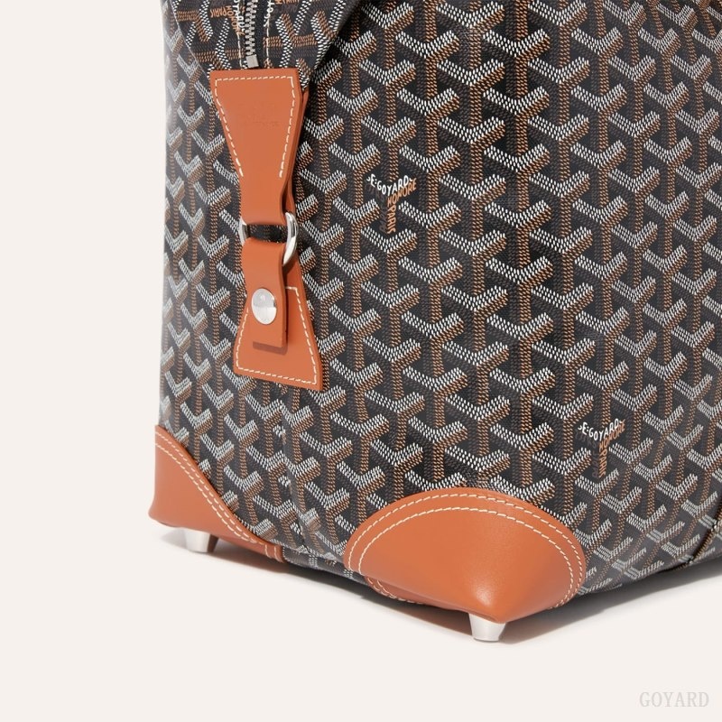 Black / Brown Goyard Bowling 45 bag | PYFM5425