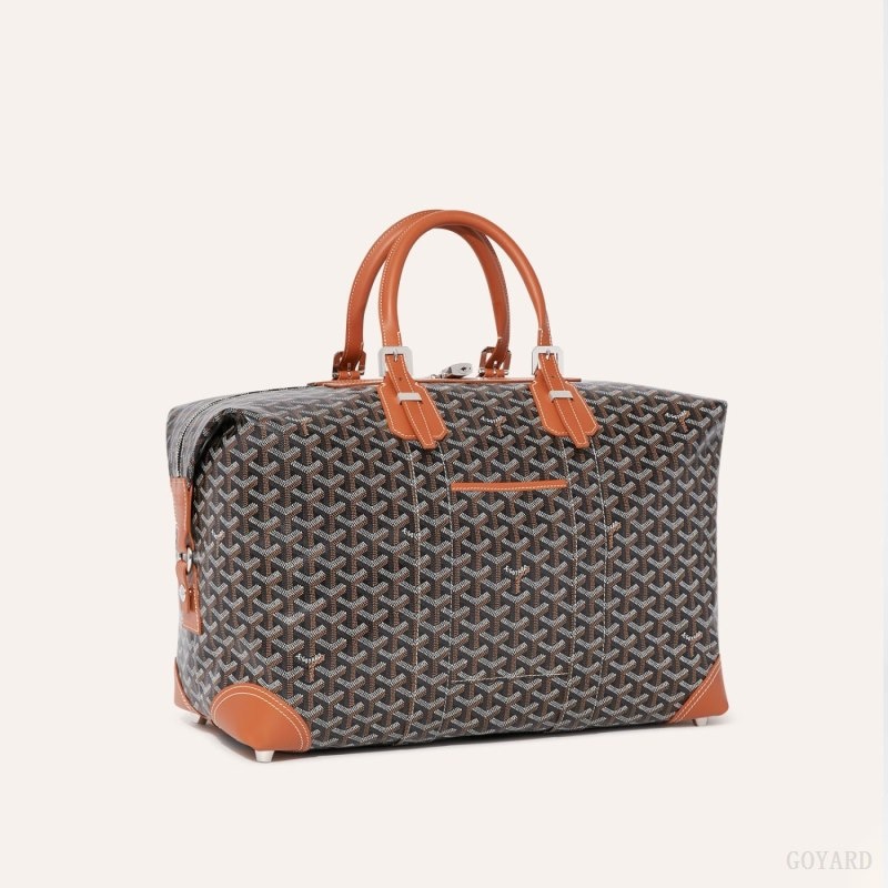 Black / Brown Goyard Bowling 45 bag | PYFM5425