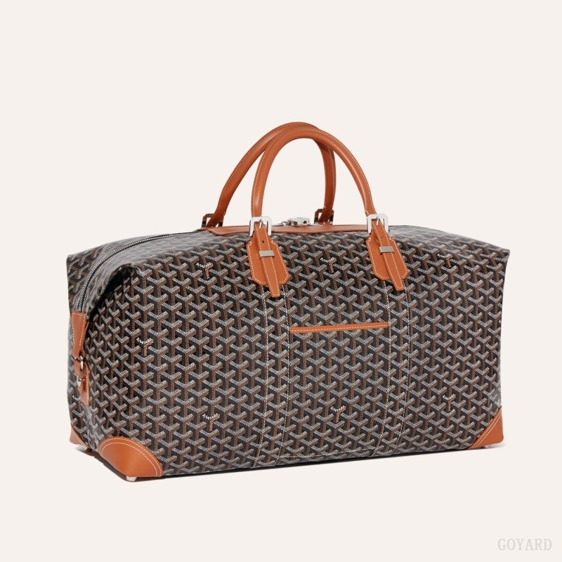 Black / Brown Goyard Bowling 55 bag | QHHS2354