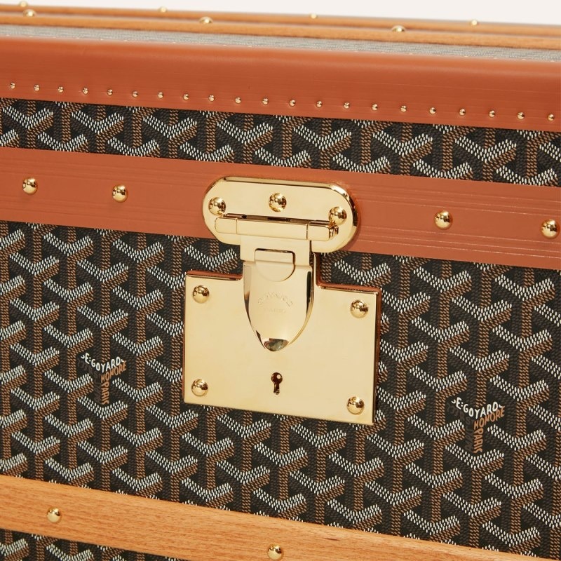 Black / Brown Goyard CABINE TRUNK | NGNT2162