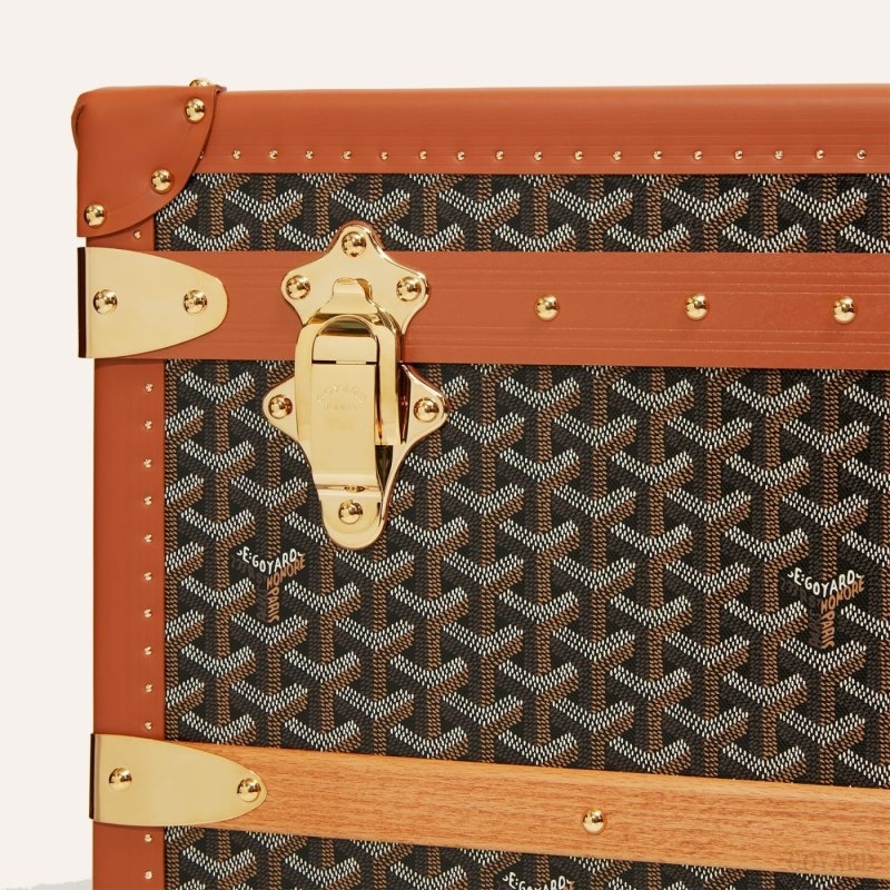 Black / Brown Goyard CABINE TRUNK | NGNT2162