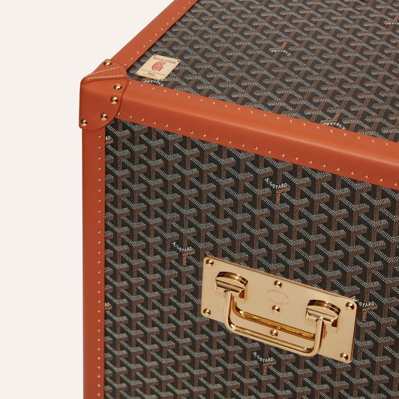 Black / Brown Goyard CIGARES TRUNK | CDXT3936