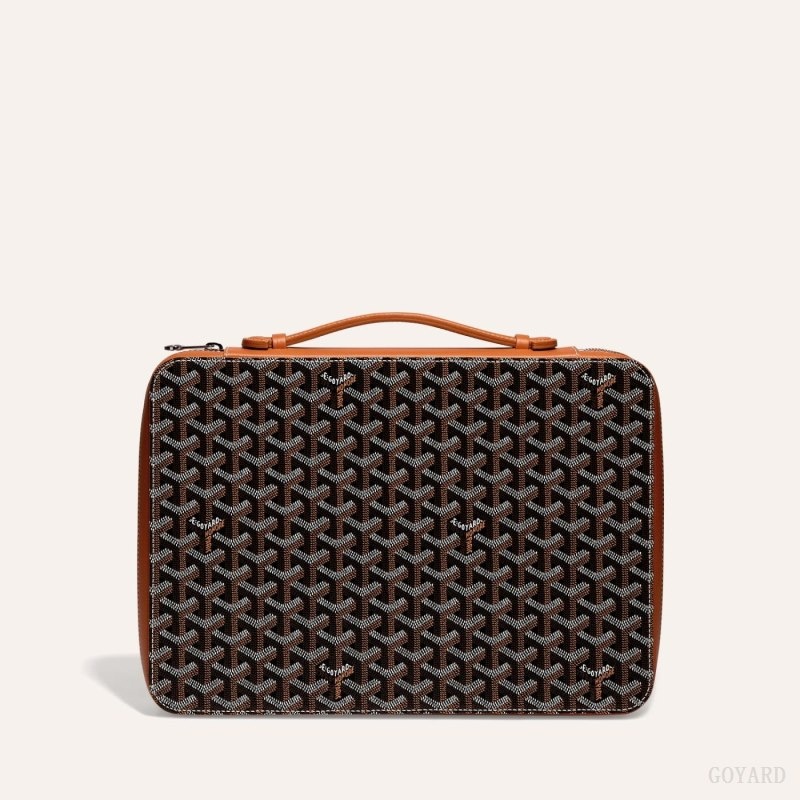 Black / Brown Goyard COMPAGNON UNIVERSEL A4 | ECFB9597