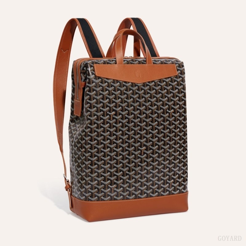 Black / Brown Goyard Cisalpin Backpack | MWAK5269