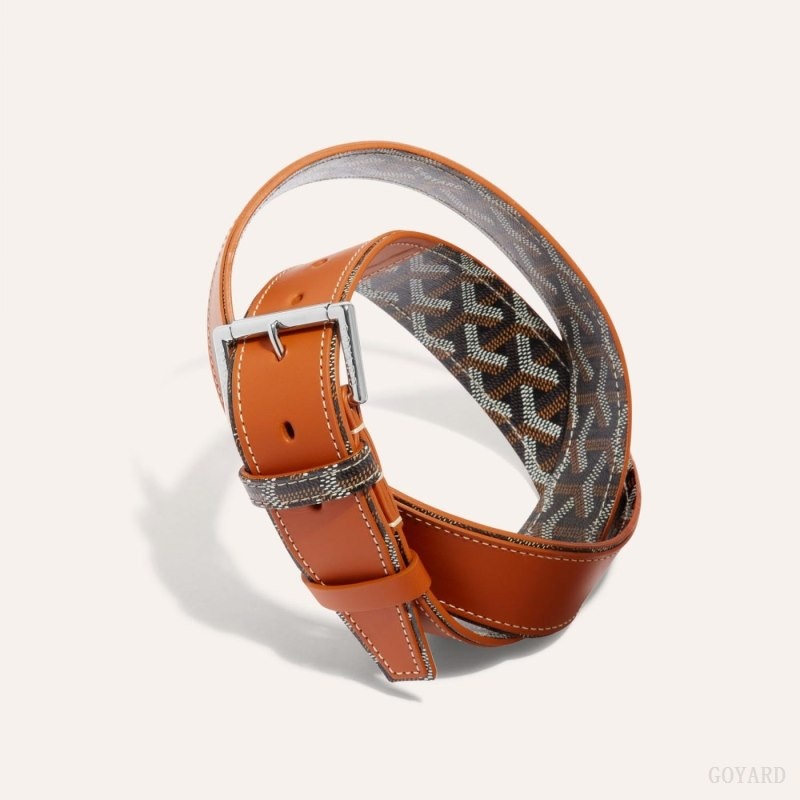 Black / Brown Goyard FLORIDA BELT | TURU6592