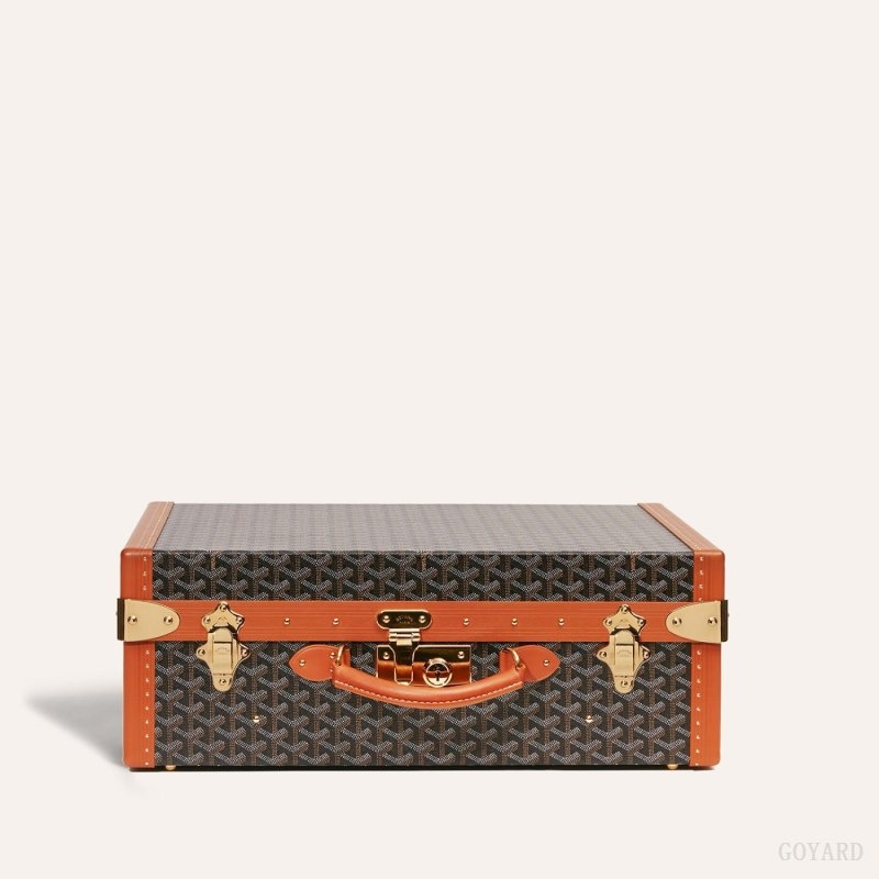 Black / Brown Goyard GRAND HÔTEL 50 CASE | SVCE7576