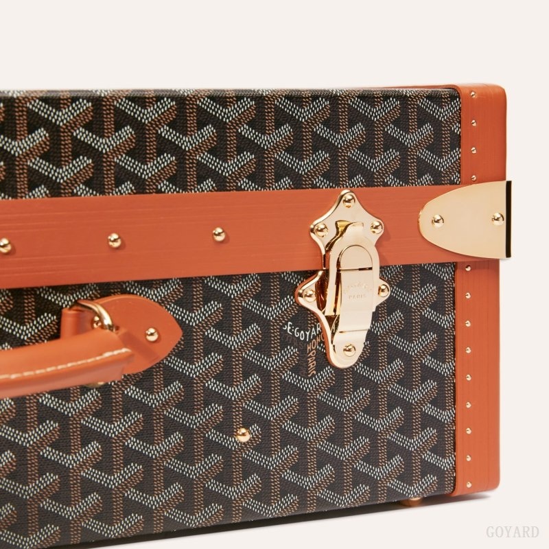 Black / Brown Goyard GRAND HÔTEL 50 CASE | SVCE7576