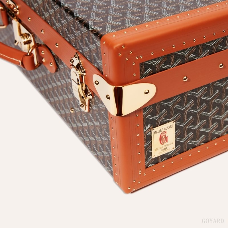 Black / Brown Goyard GRAND HÔTEL 50 CASE | SVCE7576