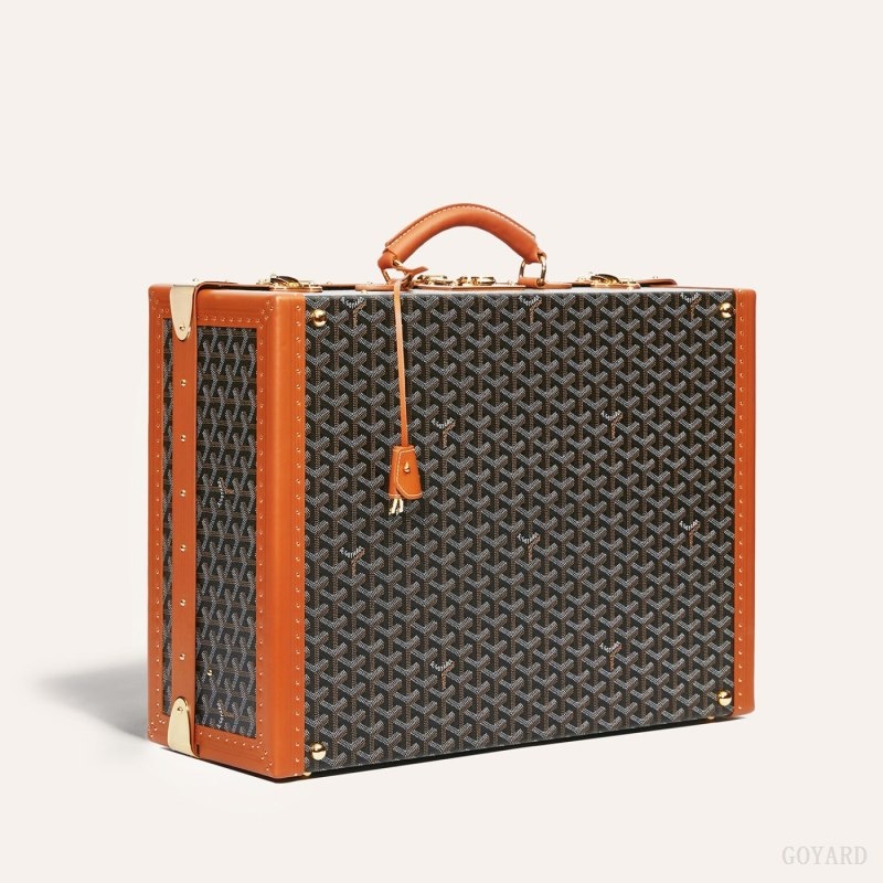 Black / Brown Goyard GRAND HÔTEL 50 CASE | SVCE7576