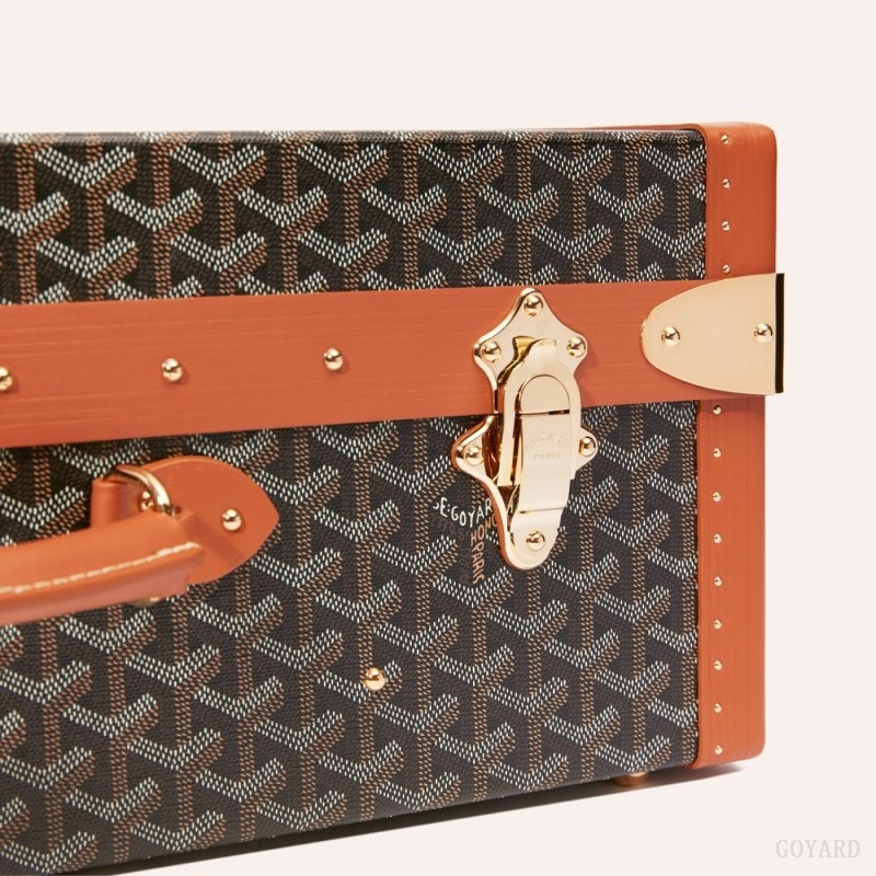 Black / Brown Goyard GRAND HÔTEL 55 CASE | PZFL2459