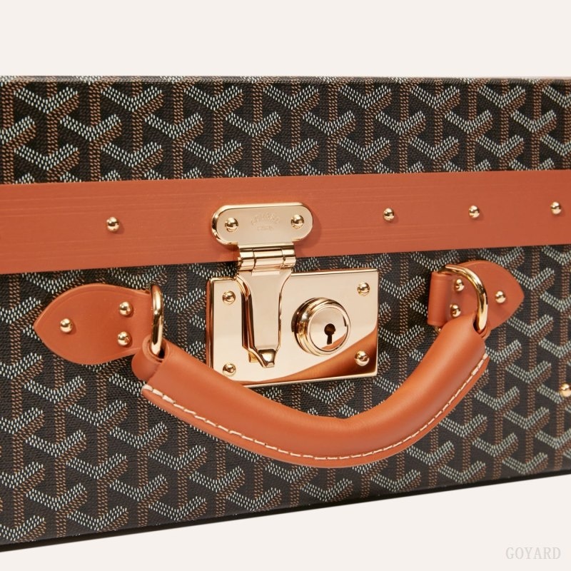 Black / Brown Goyard GRAND HÔTEL 55 CASE | PZFL2459